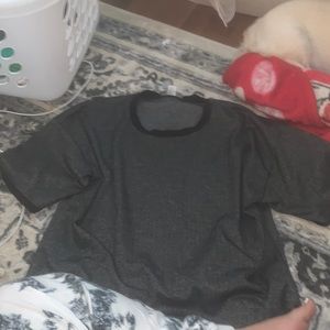 Simply styled grey blouse